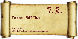 Tokos Réka névjegykártya